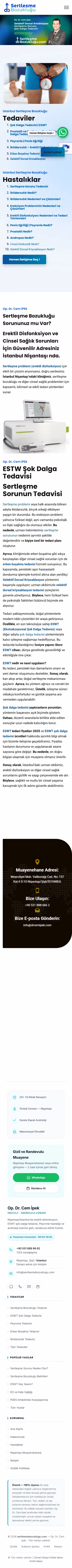 sertlesmebozuklugu.com ana sayfasının tam sayfa ekran görüntüsü