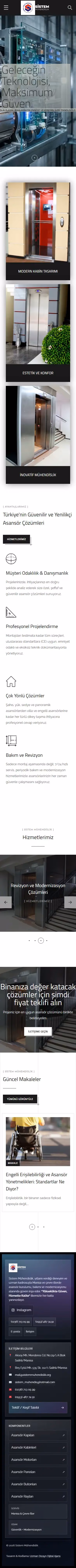 sistemmuhendislik.org ana sayfasının tam sayfa ekran görüntüsü