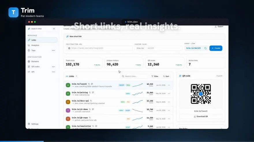 Uzman Kısa Link tanıtım sayfası: kısa link ve tıklama verisi sloganı ile panel önizlemesi
